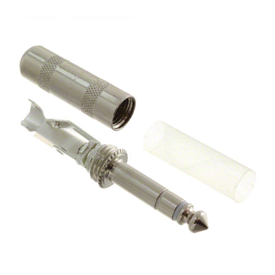 297 by Switchcraft Inc. - CONNECTOR PLUG STEREO 6.35MM 3COND