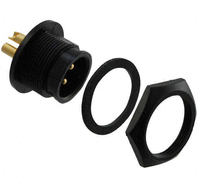 4182-2PG-300 by Conxall/Switchcraft - CONNECTOR RECPT MALE 2P GOLD SLDR CUP