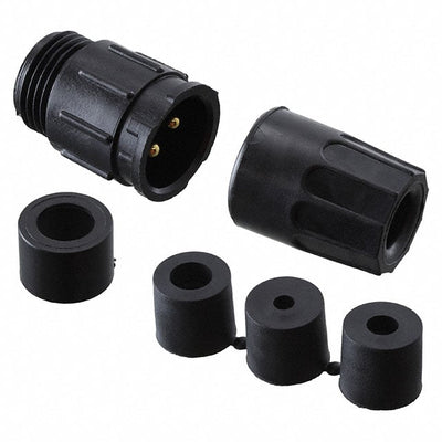 5182-2PG-3DC by Conxall/Switchcraft - CONNECTOR RECPT MALE 2P GOLD SLDR CUP