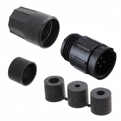 5282-4PG-3DC by Conxall/Switchcraft - CONNECTOR RECPT MALE 4P GOLD SLDR CUP