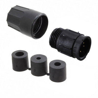 5282-6PG-3DC by Conxall/Switchcraft - CONNECTOR RECPT MALE 6P GOLD SLDR CUP
