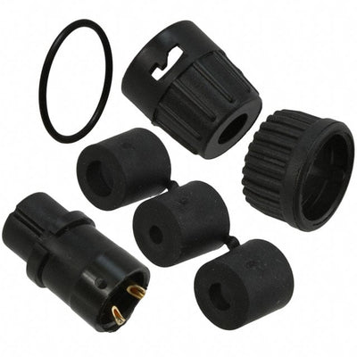 6282-2SG-3DC by Conxall/Switchcraft - CONNECTOR PLUG FMALE 2P GOLD SLDR CUP