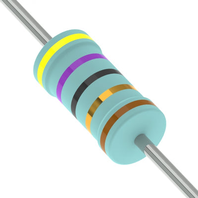 KNP100FR-73-47R by YAGEO - RESISTOR 47 OHM 1% 1W AXIAL