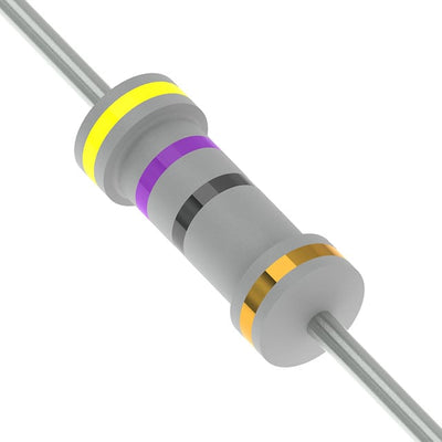 RSF100JB-73-47R by YAGEO - RESISTOR 47 OHM 5% 1W AXIAL