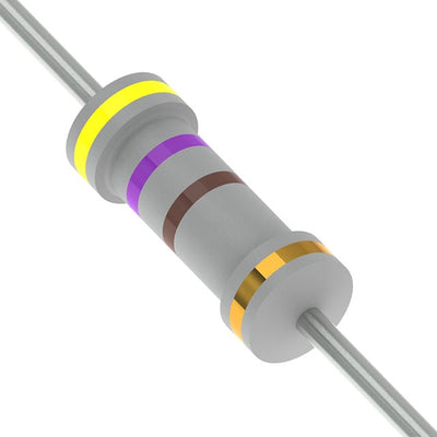 RSF1WSJT-52-470R by YAGEO - RESISTOR 470 OHM 5% 1W AXIAL