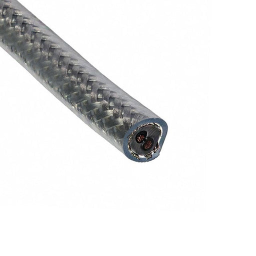 470027CY CL033 by Alpha Wire - CABLE 2CON 19AWG CLEAR SHLD 100M