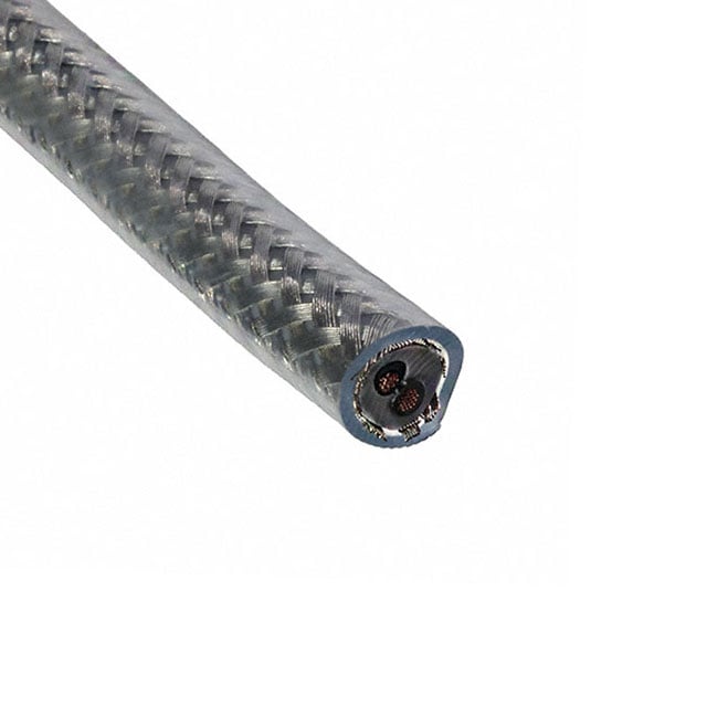 470027CY CL033 by Alpha Wire - CABLE 2CON 19AWG CLEAR SHLD 100M