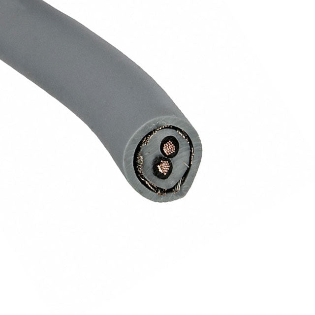 470027CY GE321 by Alpha Wire - CABLE 2COND 19AWG GRAY SHLD 50M