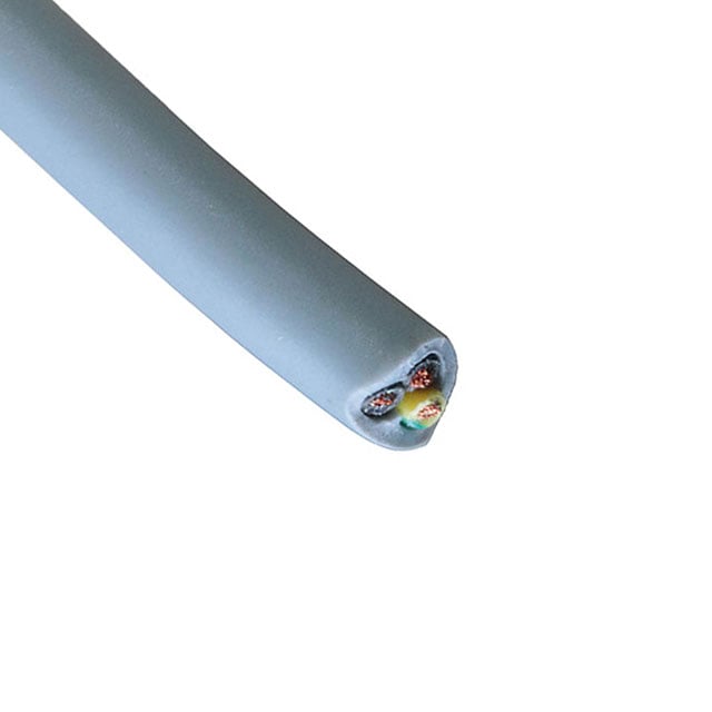 470037YY GE321 by Alpha Wire - CABLE 3COND 19AWG GRAY 50M