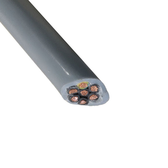 470075YY GE321 by Alpha Wire - CABLE 7COND 21AWG GRAY 50M