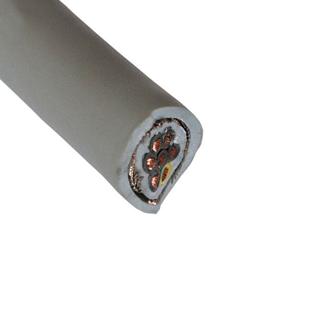 470077CY GE033 by Alpha Wire - CABLE 7COND 19AWG GRAY SHLD 100M