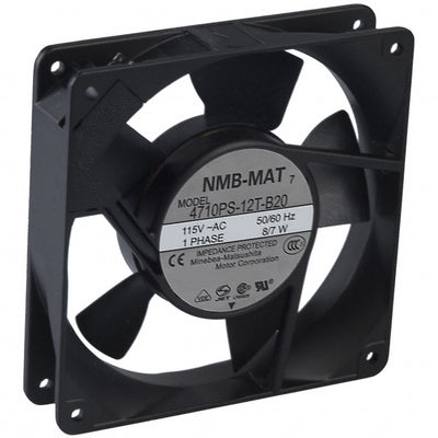 4710PS-12T-B20-A00 by NMB Technologies Corporation - FAN AXIAL 119X25.5MM 115VAC TERM