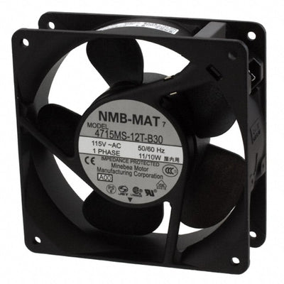 4715MS-12T-B30-A00 by NMB Technologies Corporation - FAN AXIAL 119X38MM 115VAC TERM
