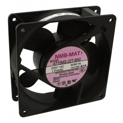 4715MS-22T-B50-B00 by NMB Technologies Corporation - FAN AXIAL 119X38MM 220VAC TERM