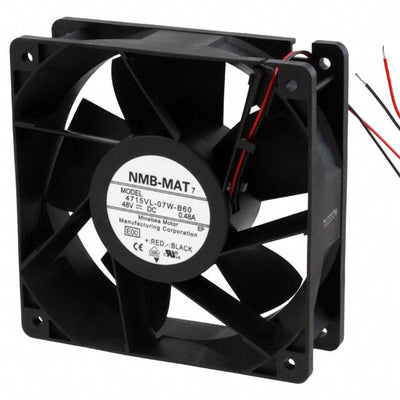 4715VL-07W-B60-E00 by NMB Technologies Corporation - FAN AXIAL 120X38MM 48VDC WIRE