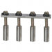 475164 by American Electrical Inc. - JUMPER TERM BLK 4POS ROUND PINS