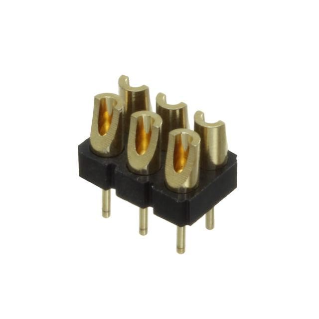 480-10-206-00-002000 by Mill-Max Manufacturing Corp. - CONNECTOR HDR STRIP SOLDER 6POS GOLD