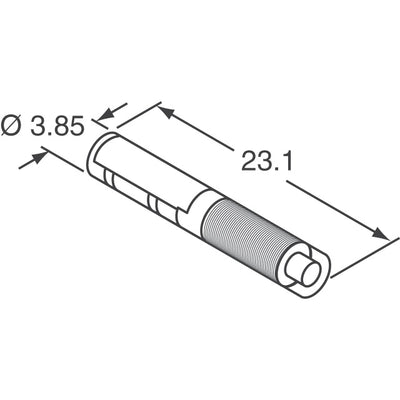 RI-TRP-IR2B-30 by Texas Instruments - RFID TAG R/W 134.2KHZ GLSS ENCAP