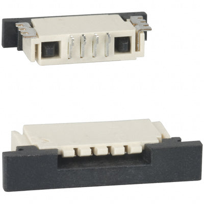 84953-4 by TE Connectivity AMP Connectors - CONNECTOR FPC TOP 4POS 1MM R/A