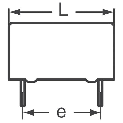 B32676G4106K000 by EPCOS - TDK Electronics - FILM CAPAC 10UF 10% 450VDC RADIAL