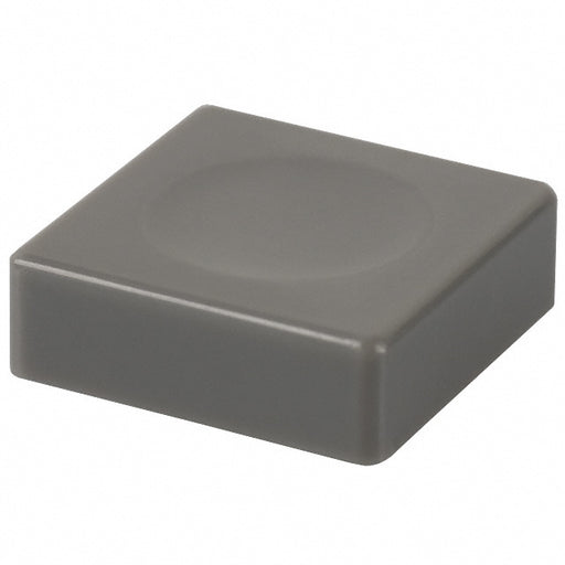 4JGRY by E-Switch - CAP PUSHBUTTON SQUARE GRAY