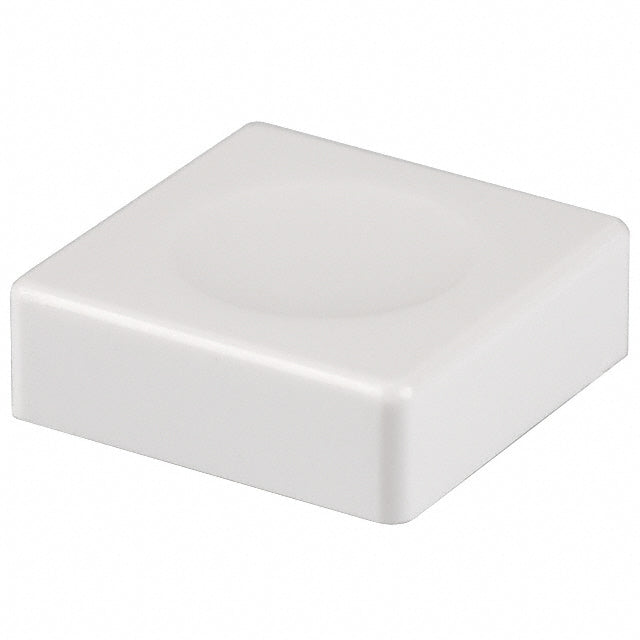 4JWHT by E-Switch - CAP PUSHBUTTON SQUARE WHITE