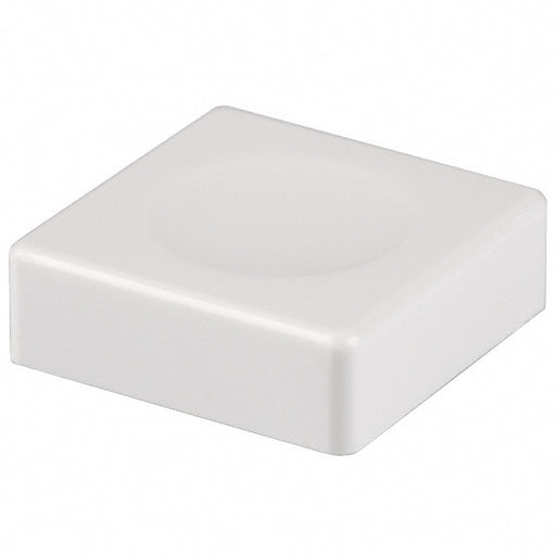 4JWHT by E-Switch - CAP PUSHBUTTON SQUARE WHITE
