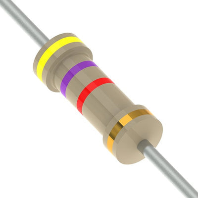 CFR-25JT-52-4K7 by YAGEO - RESISTOR 4.7K OHM 5% 1/4W AXIAL