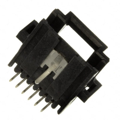 104074-8 by TE Connectivity AMP Connectors - CONNECTOR HEADER R/A 6POS 1.27MM