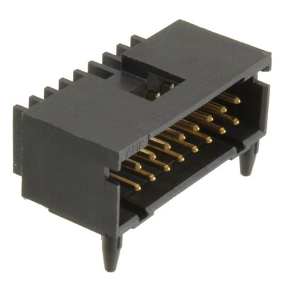 5-104319-1 by TE Connectivity AMP Connectors - CONNECTOR HEADER R/A 16POS 2.54MM