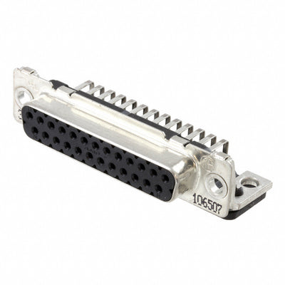 5-106507-2 by TE Connectivity AMP Connectors - CONNECTOR D-SUB RCPT 25POS R/A SLDR