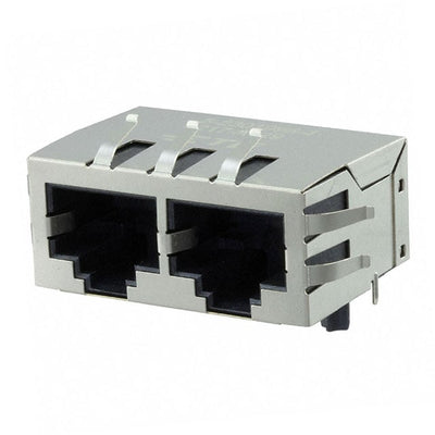 5-2301996-4 by TE Connectivity AMP Connectors - CONNECTOR JACK 2PORT 1000 BASE-T PCB