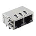 5-2301996-6 by TE Connectivity AMP Connectors - CONNECTOR JACK 2PORT 100 BASE-T PCB