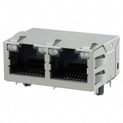 5-2301996-7 by TE Connectivity AMP Connectors - CONNECTOR JACK 2PORT 1000 BASE-T PCB