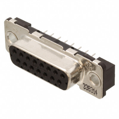 5-338314-2 by TE Connectivity AMP Connectors - CONNECTOR D-SUB RCPT 15POS VERT SLDR