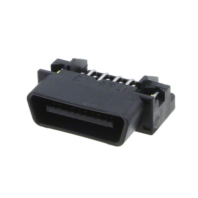 5-5175472-1 by TE Connectivity AMP Connectors - CONNECTOR BTB HD PLUG 20POS R/A SLDR