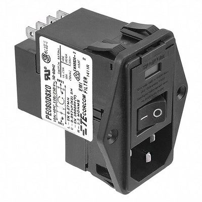 5-6609929-2 by TE Connectivity Corcom Filters - PWR ENT MOD RCPT IEC320-C14 PNL