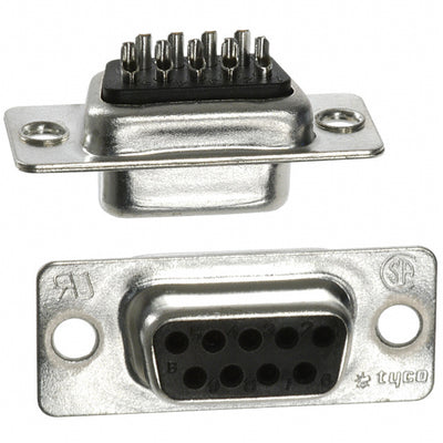 747905-8 by TE Connectivity AMP Connectors - CONNECTOR D-SUB RCPT 9POS SLDR CUP