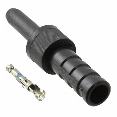 5-861610-2 by TE Connectivity Aerospace, Defense and Marine - CONNECTOR LGH PLUG 1POS CYL STR