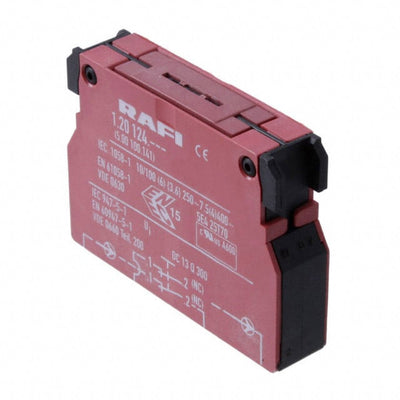5.00.100.141/0000 by RAFI USA - CONTACT BLOCK DPST-NC 10A 250V