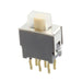 500RDP3S1M2RE by E-Switch - SWITCH SLIDE DPDT 0.4VA 20V