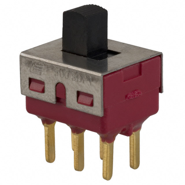 500SDP1S1M2REA by E-Switch - SWITCH SLIDE DPDT 0.4VA 20V