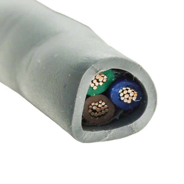 5063/1C SL005 by Alpha Wire - CABLE 3COND 18AWG SLATE 100