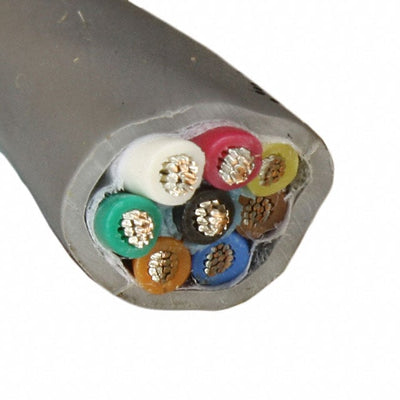 M39029 SL199 by Alpha Wire - CABLE 8COND 24AWG SHLD FEET