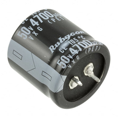 50VXG4700MEFCSN30X30 by Rubycon - ALUMIN CAP 4700UF 20% 50V SNAP