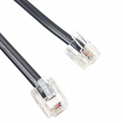 510-26-6400-BL-0025F by CNC Tech - CABLE MOD 6P4C PLUG TO PLUG 25