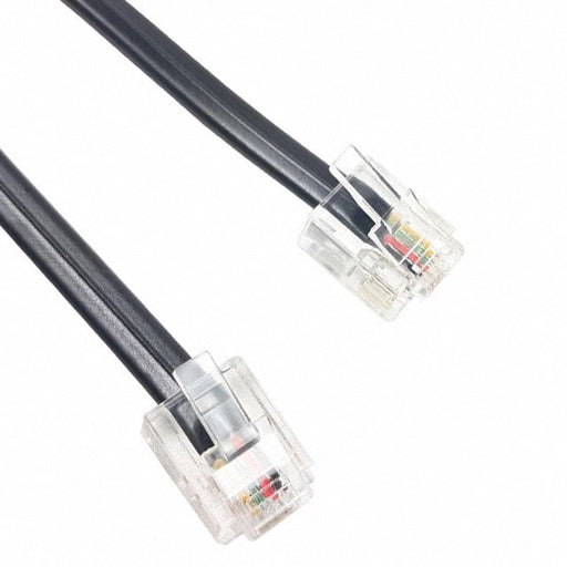 510-26-6400-BL-0025F by CNC Tech - CABLE MOD 6P4C PLUG TO PLUG 25