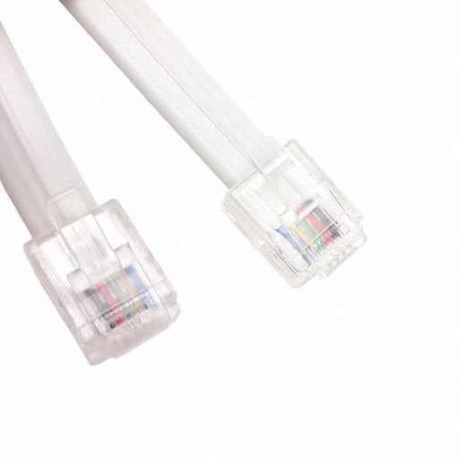 510-26-6600-WH-0007F by CNC Tech - CABLE MOD 6P6C PLUG TO PLUG 7