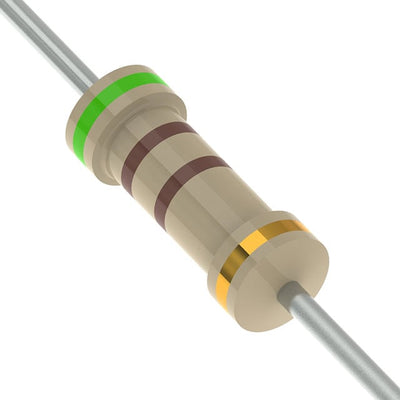 CFR-25JR-52-510R by YAGEO - RESISTOR 510 OHM 5% 1/4W AXIAL