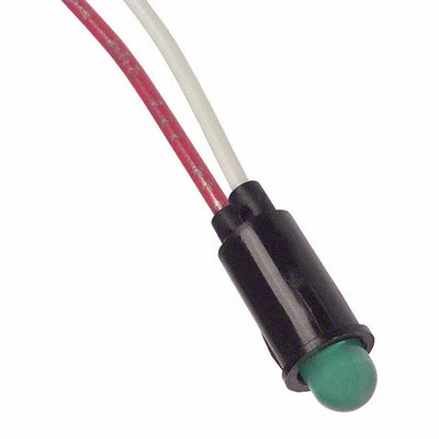 5100H5 by Visual Communications Company - VCC - LED GREEN 1/4"" HOLE PANEL MOUNT